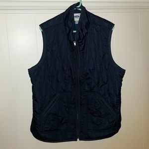 Old Navy quilted navy blue vest XXL
